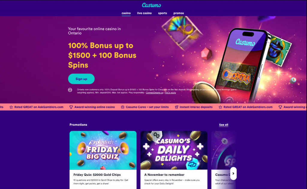 casumo casino login
