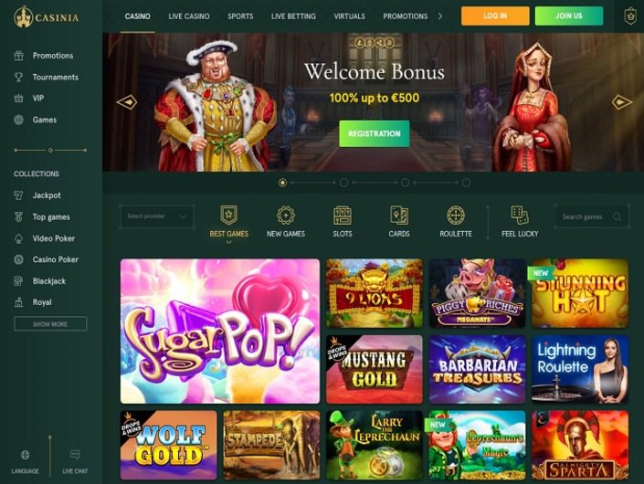 online casino Casinia


