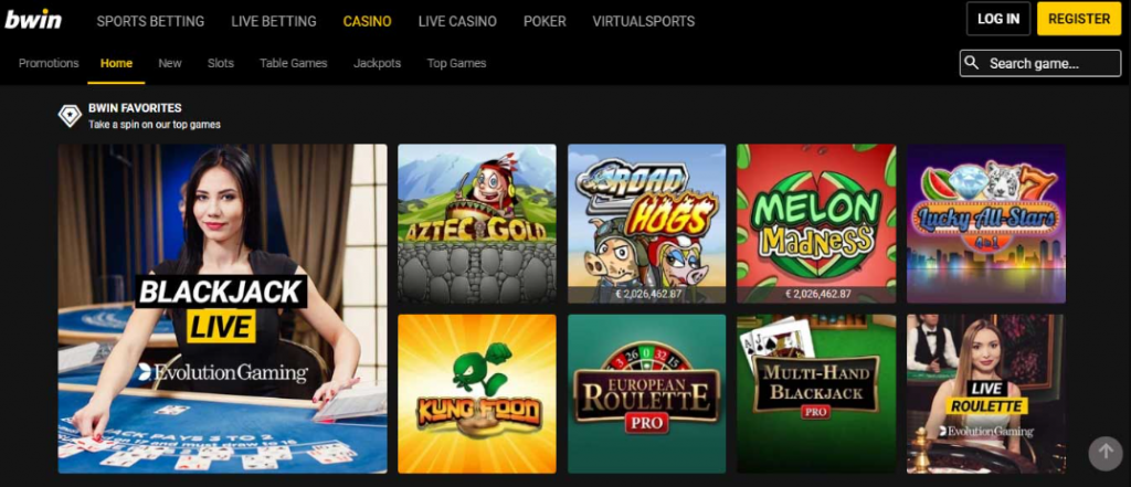 bwin casino online