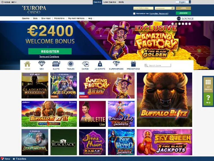 europa casino bonus code
