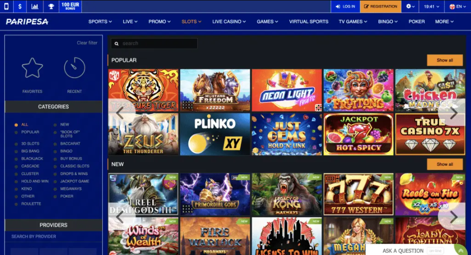 paripesa casino promo code
